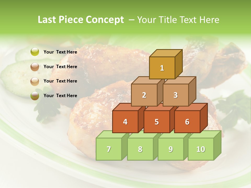 Dish Dining Drumstick PowerPoint Template