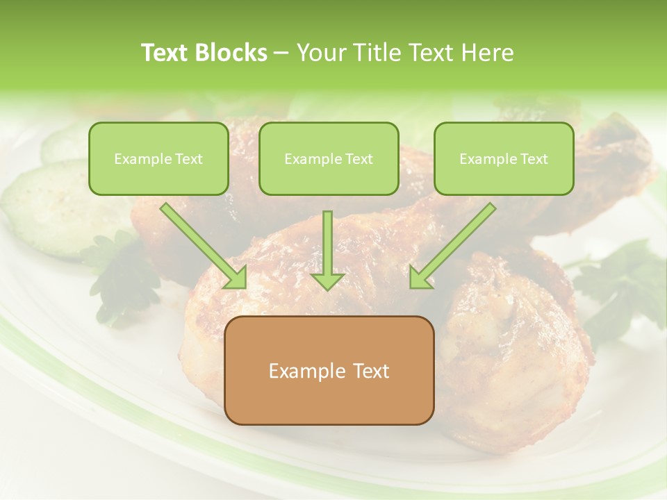 Dish Dining Drumstick PowerPoint Template
