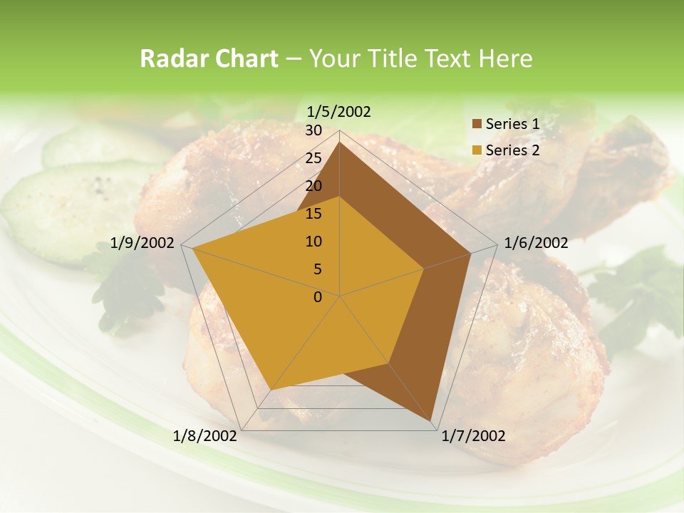 Dish Dining Drumstick PowerPoint Template