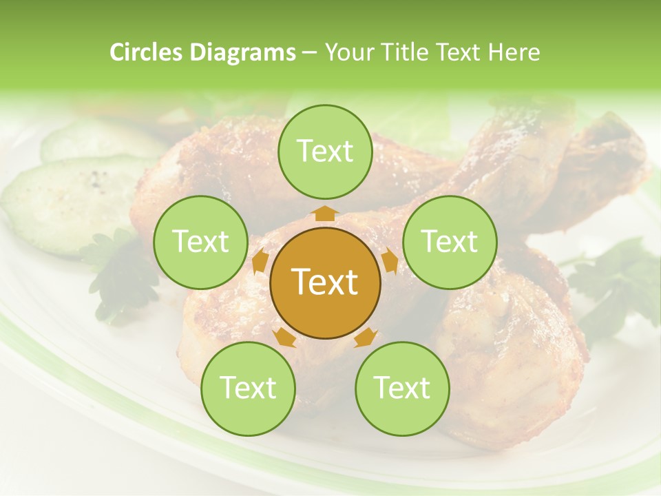 Dish Dining Drumstick PowerPoint Template