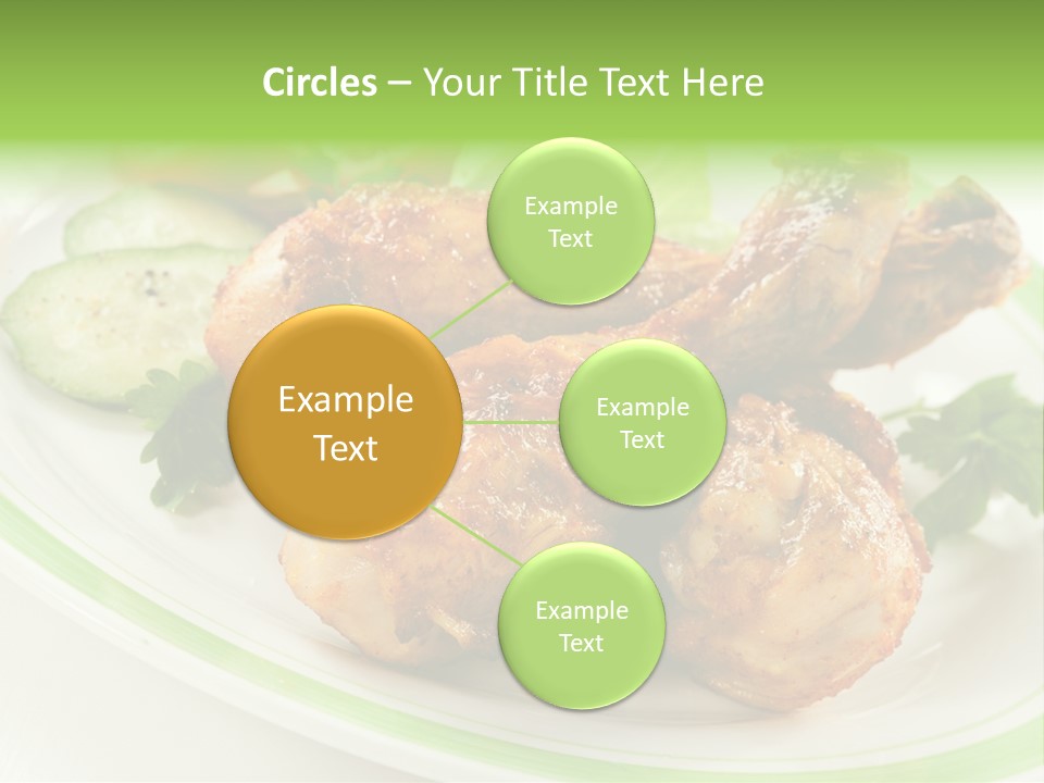 Dish Dining Drumstick PowerPoint Template