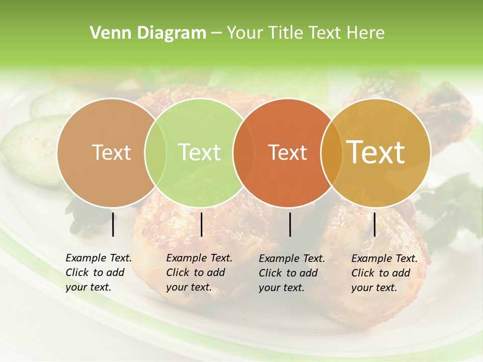 Dish Dining Drumstick PowerPoint Template