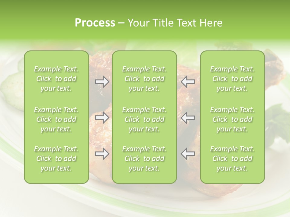 Dish Dining Drumstick PowerPoint Template