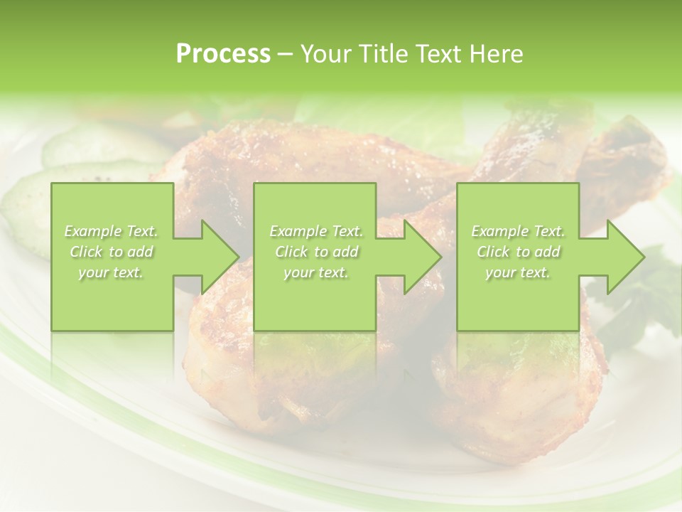 Dish Dining Drumstick PowerPoint Template