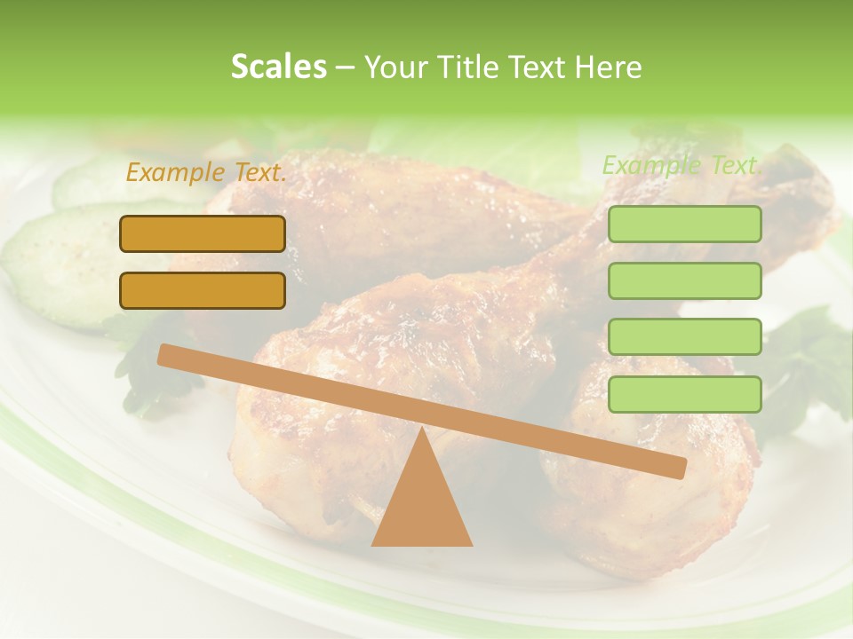 Dish Dining Drumstick PowerPoint Template