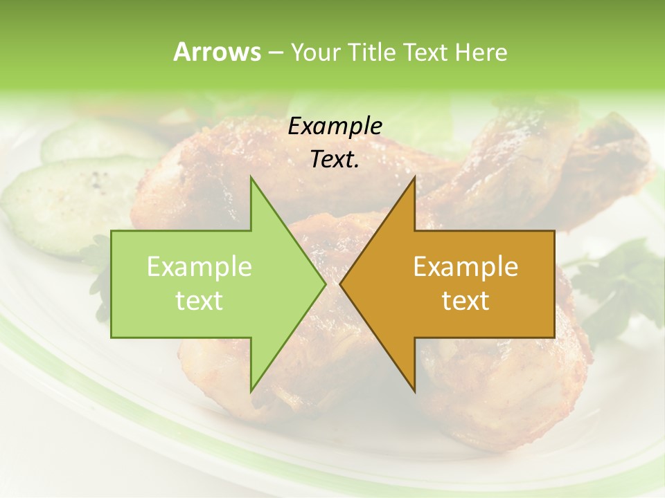 Dish Dining Drumstick PowerPoint Template