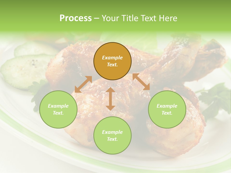 Dish Dining Drumstick PowerPoint Template
