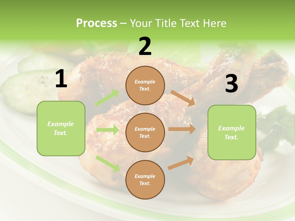Dish Dining Drumstick PowerPoint Template