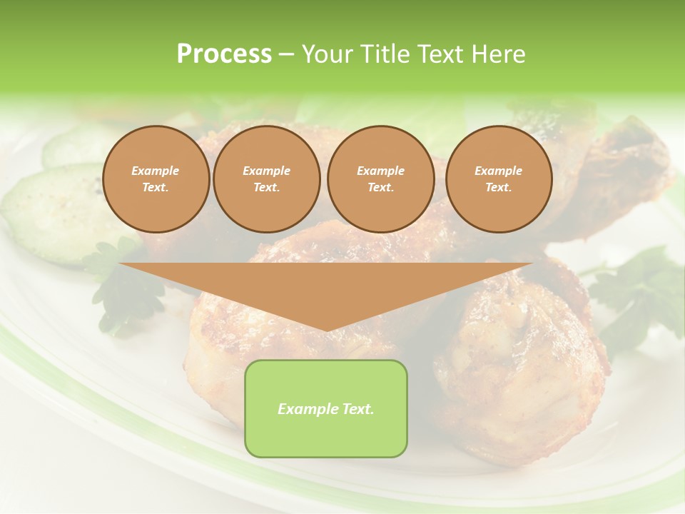 Dish Dining Drumstick PowerPoint Template