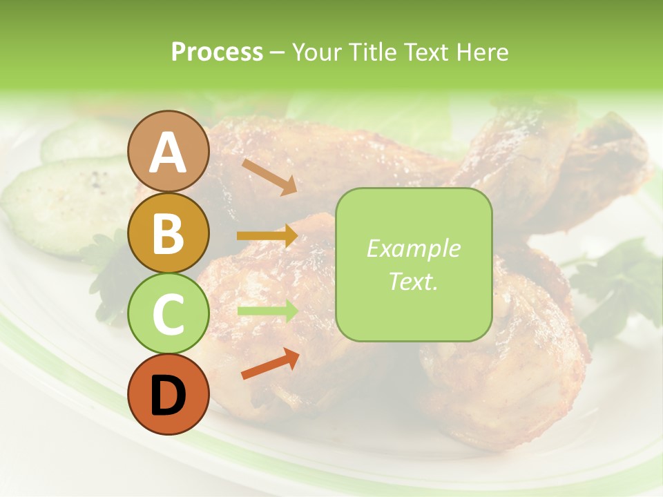 Dish Dining Drumstick PowerPoint Template
