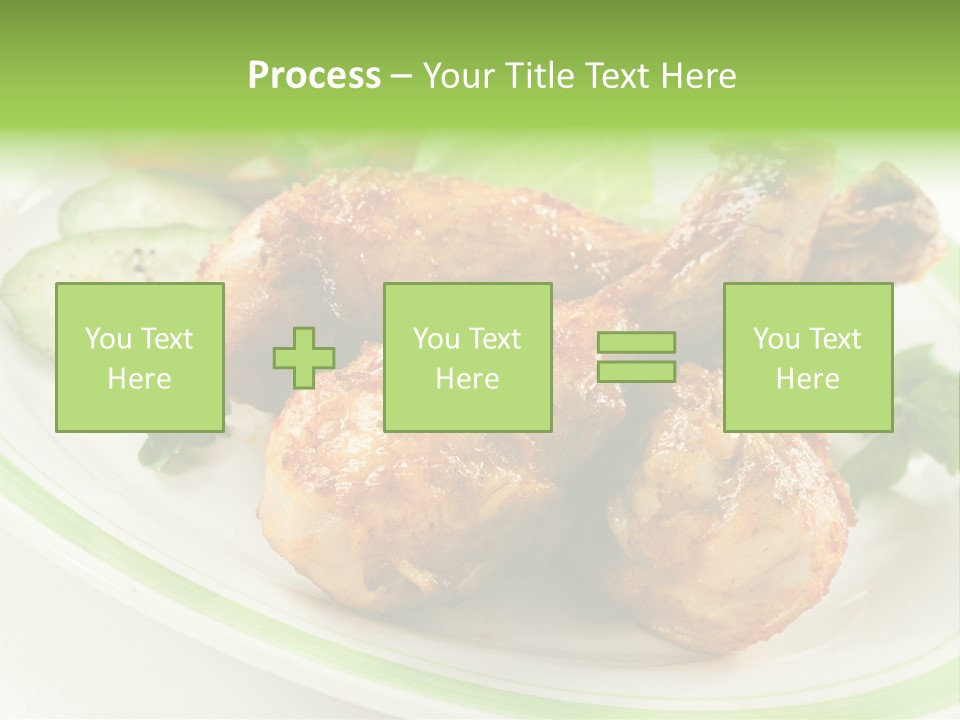 Dish Dining Drumstick PowerPoint Template