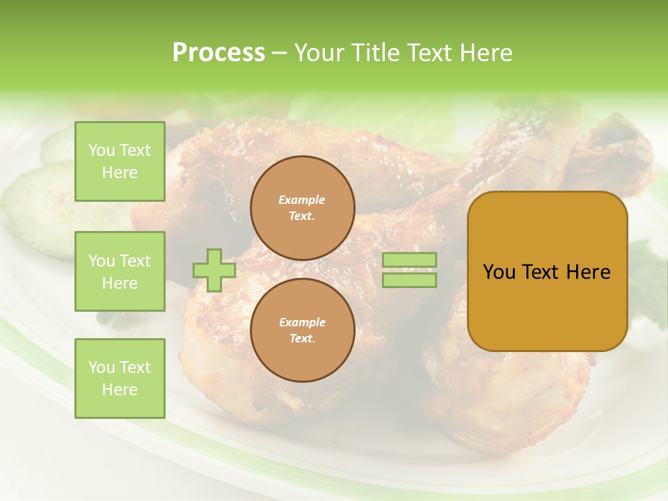 Dish Dining Drumstick PowerPoint Template