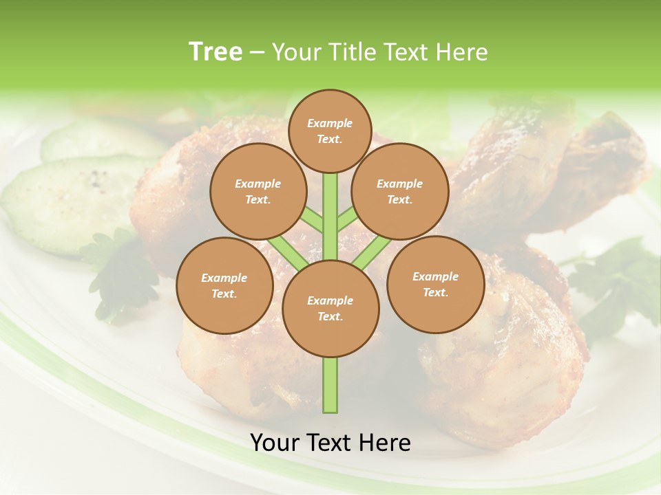 Dish Dining Drumstick PowerPoint Template