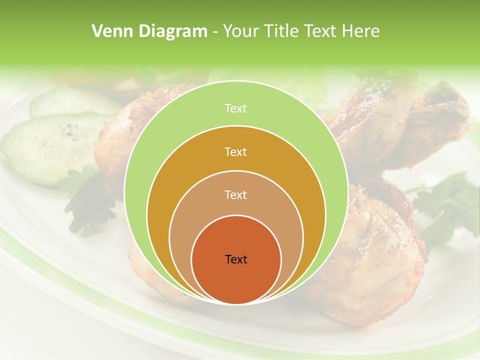 Dish Dining Drumstick PowerPoint Template