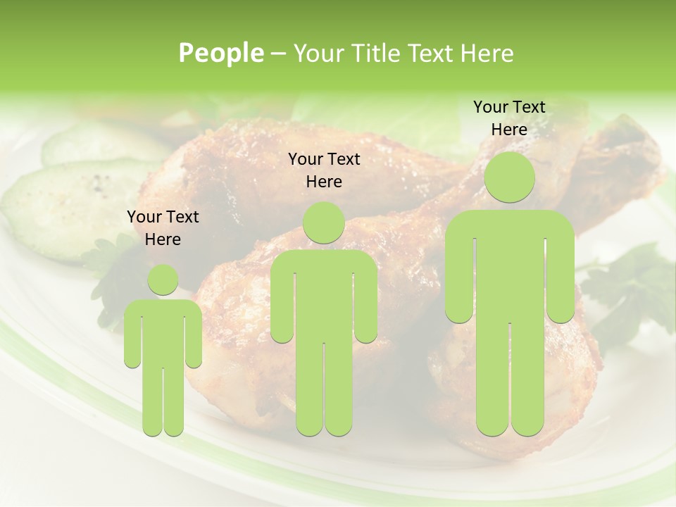 Dish Dining Drumstick PowerPoint Template