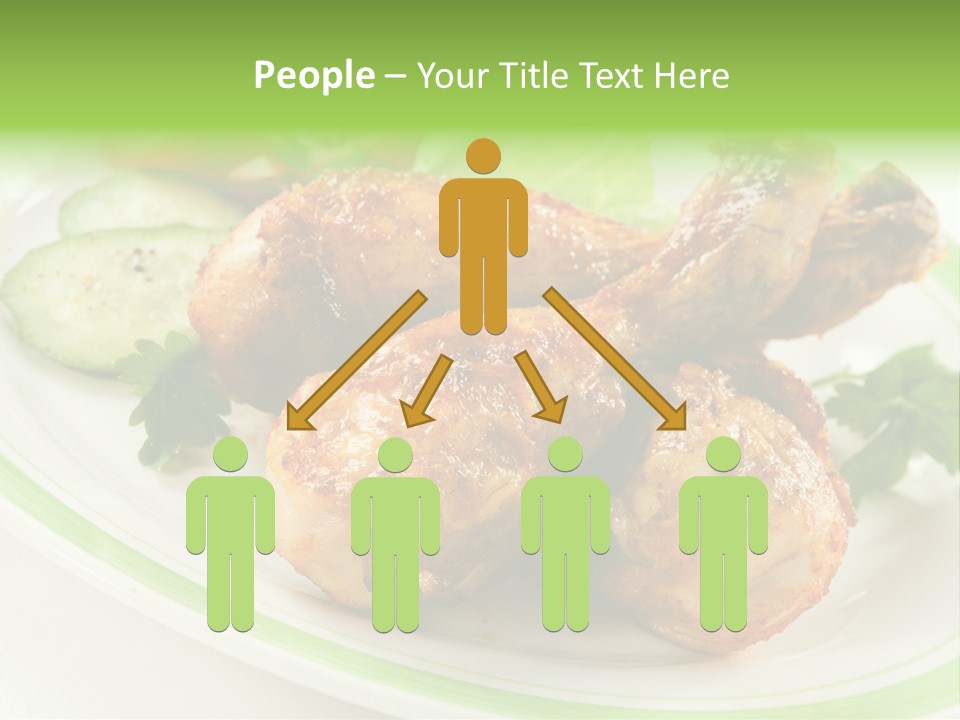 Dish Dining Drumstick PowerPoint Template
