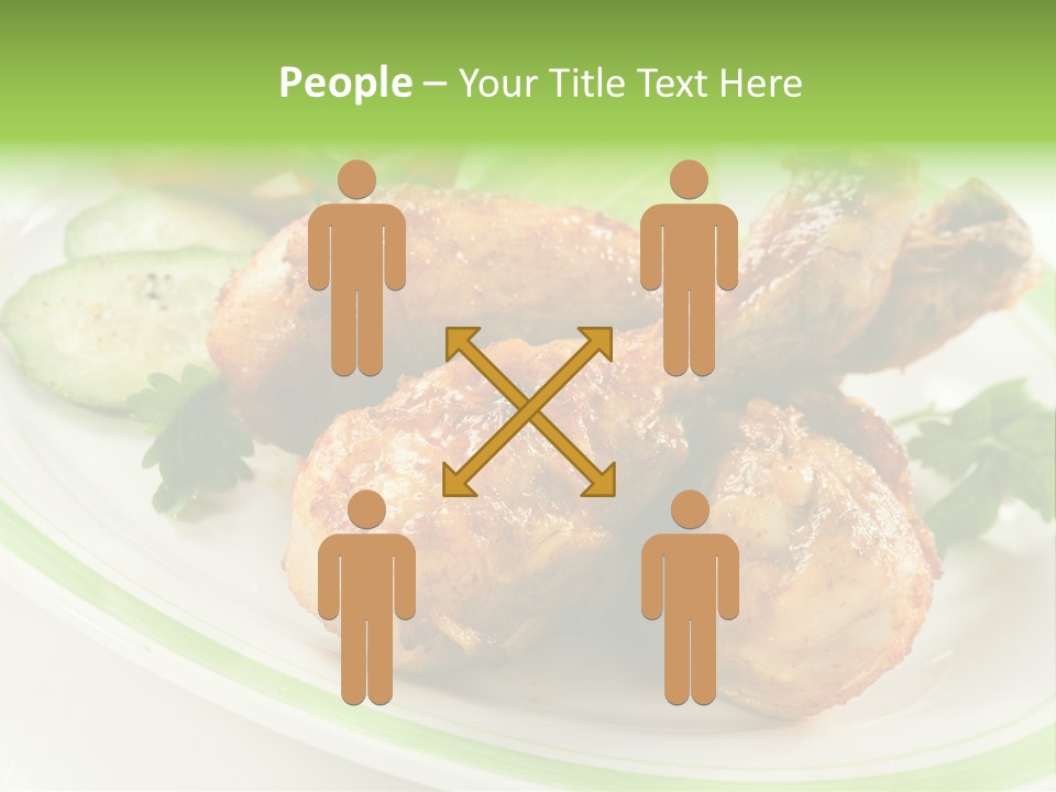 Dish Dining Drumstick PowerPoint Template