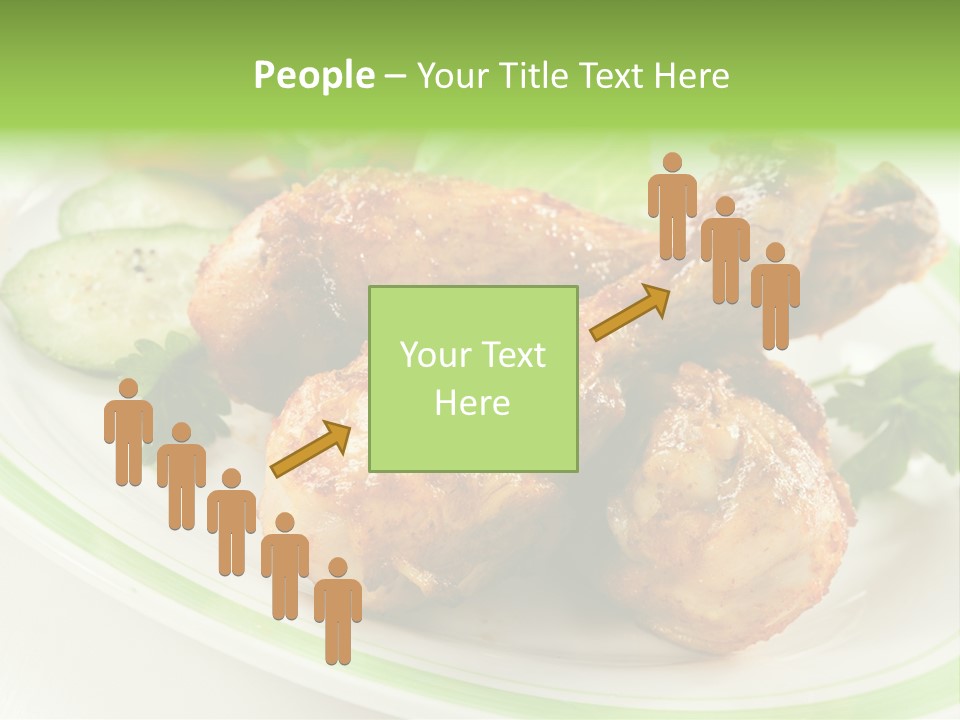 Dish Dining Drumstick PowerPoint Template