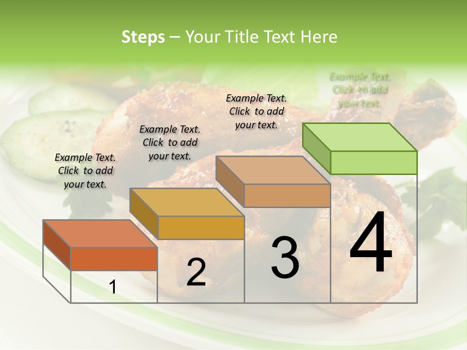 Dish Dining Drumstick PowerPoint Template