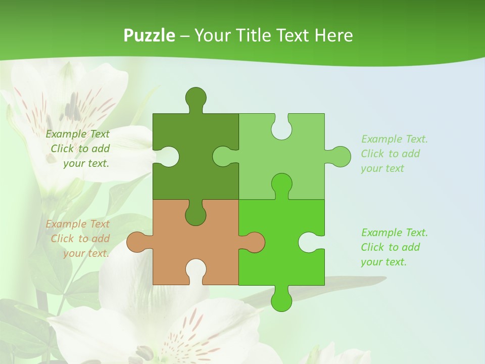 Pretty Garden Plant PowerPoint Template