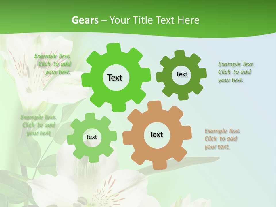 Pretty Garden Plant PowerPoint Template