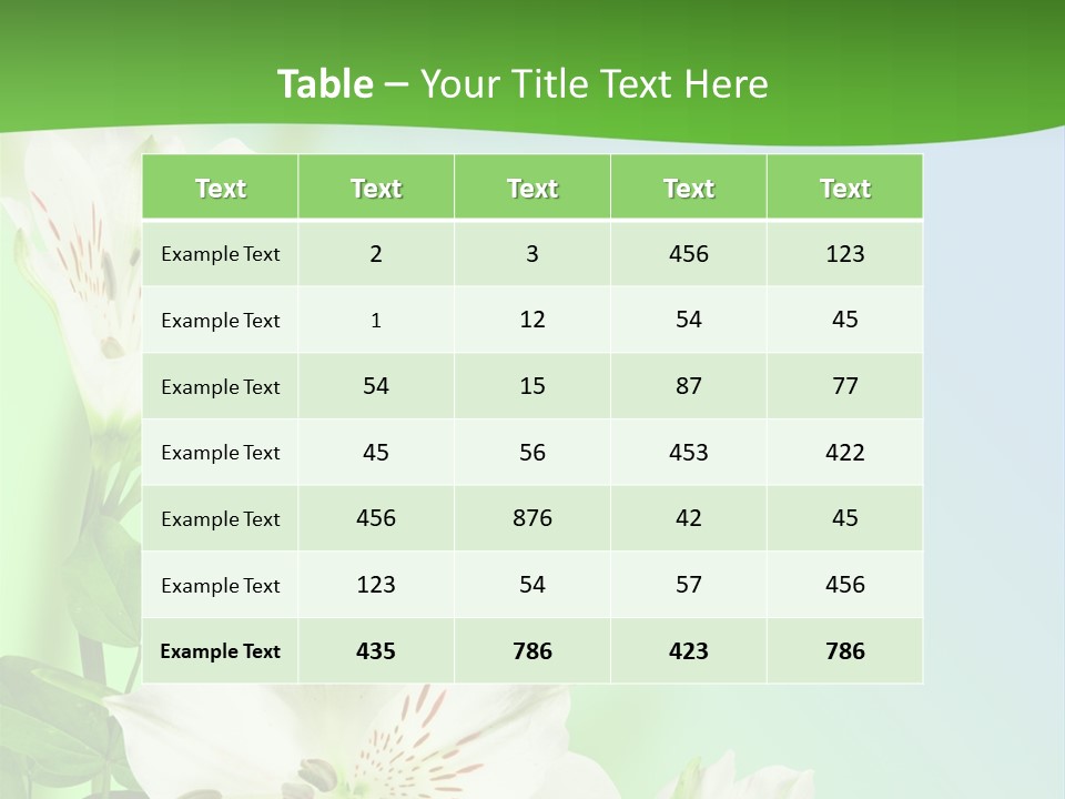 Pretty Garden Plant PowerPoint Template