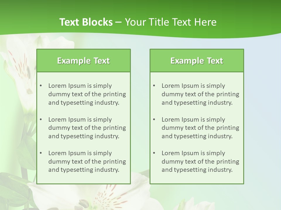 Pretty Garden Plant PowerPoint Template