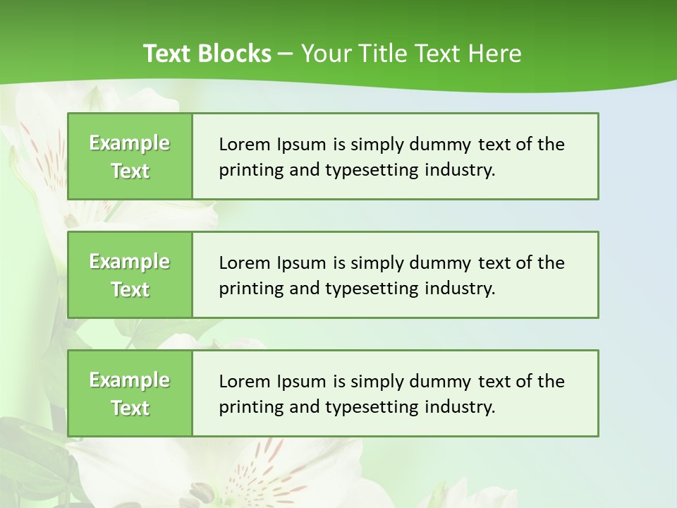 Pretty Garden Plant PowerPoint Template