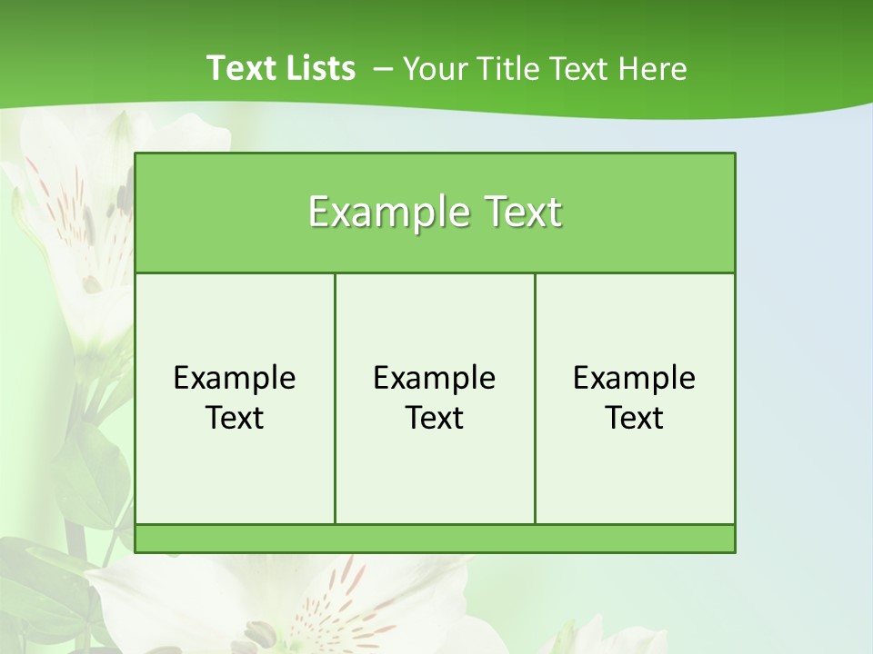 Pretty Garden Plant PowerPoint Template