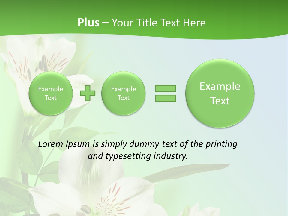 Pretty Garden Plant PowerPoint Template