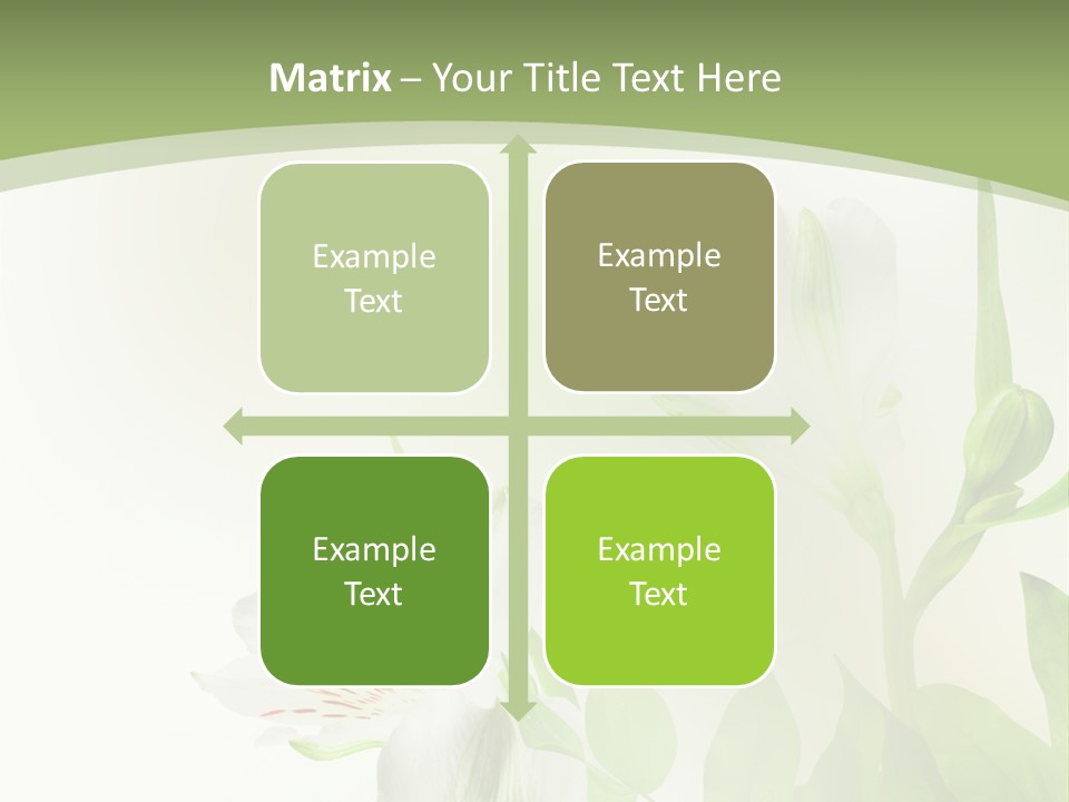 Lily White Spa PowerPoint Template