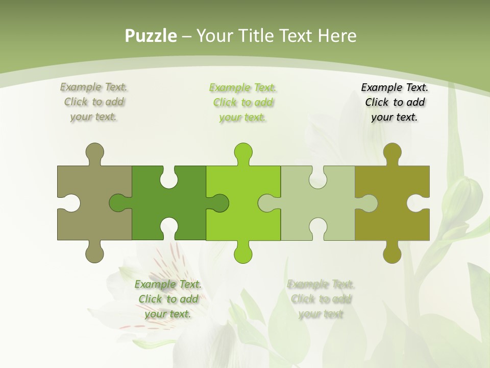 Lily White Spa PowerPoint Template