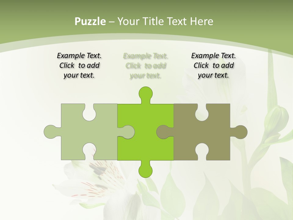 Lily White Spa PowerPoint Template