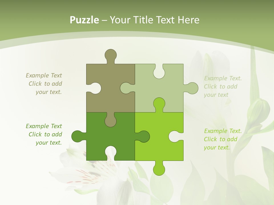 Lily White Spa PowerPoint Template