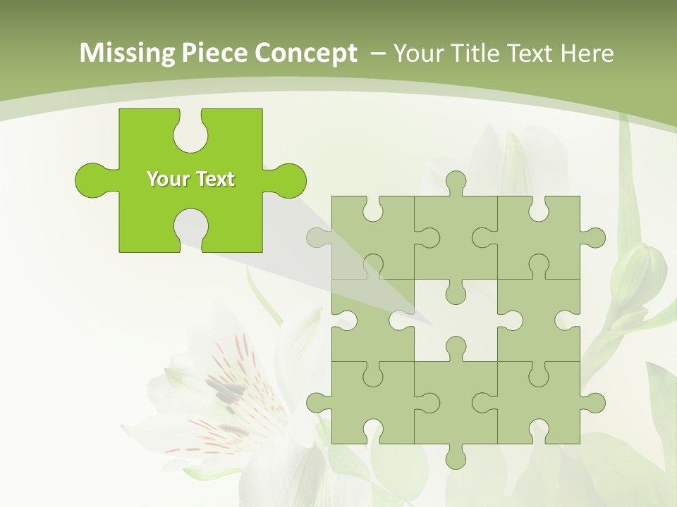 Lily White Spa PowerPoint Template