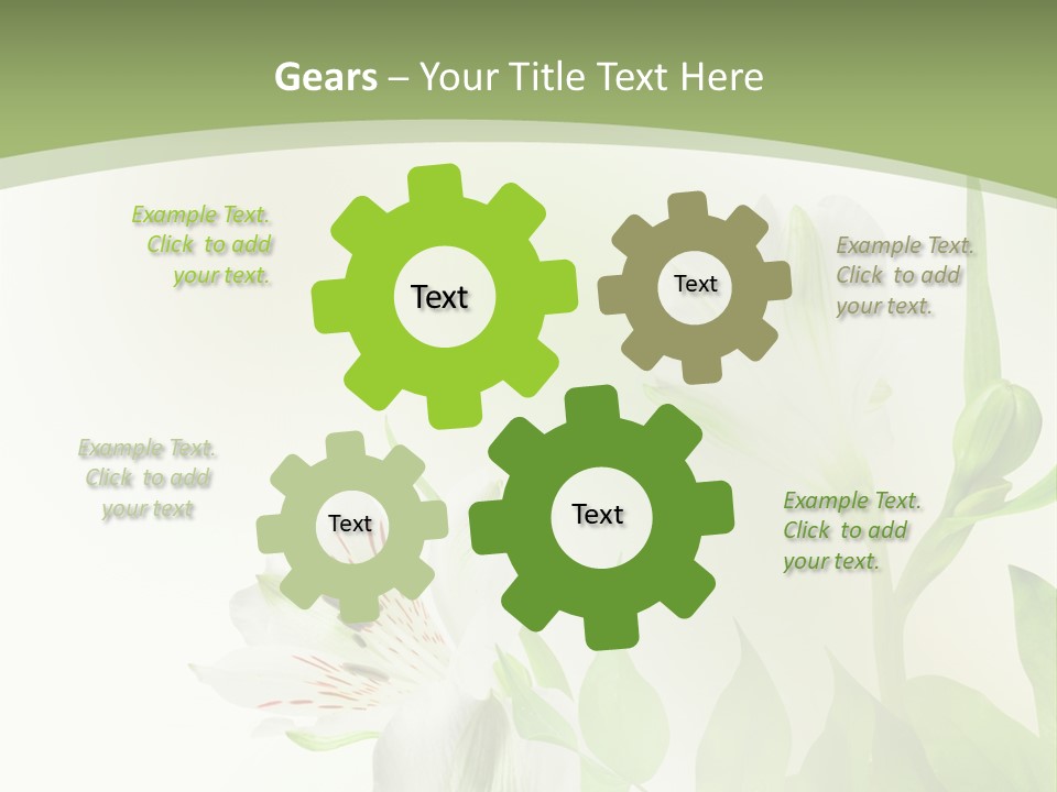 Lily White Spa PowerPoint Template