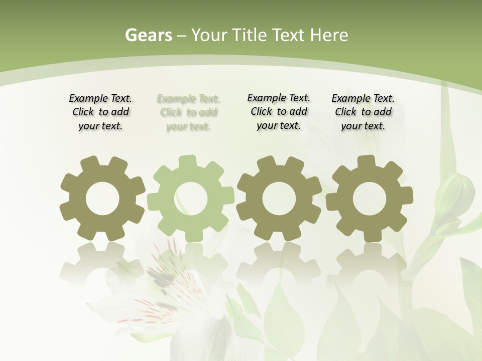 Lily White Spa PowerPoint Template