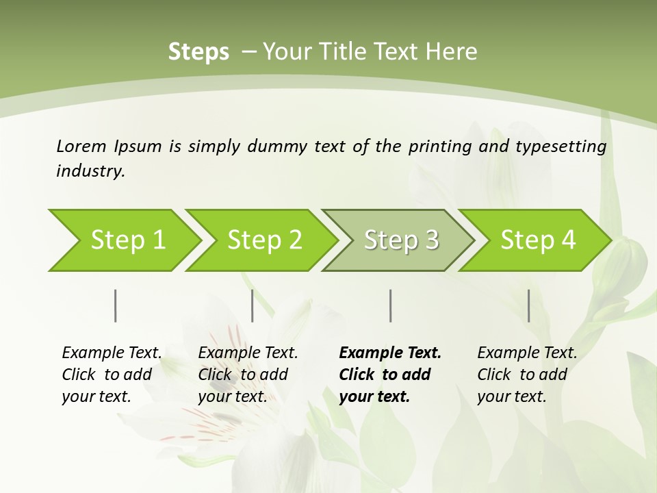Lily White Spa PowerPoint Template