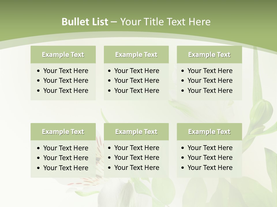 Lily White Spa PowerPoint Template