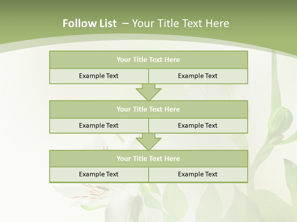 Lily White Spa PowerPoint Template