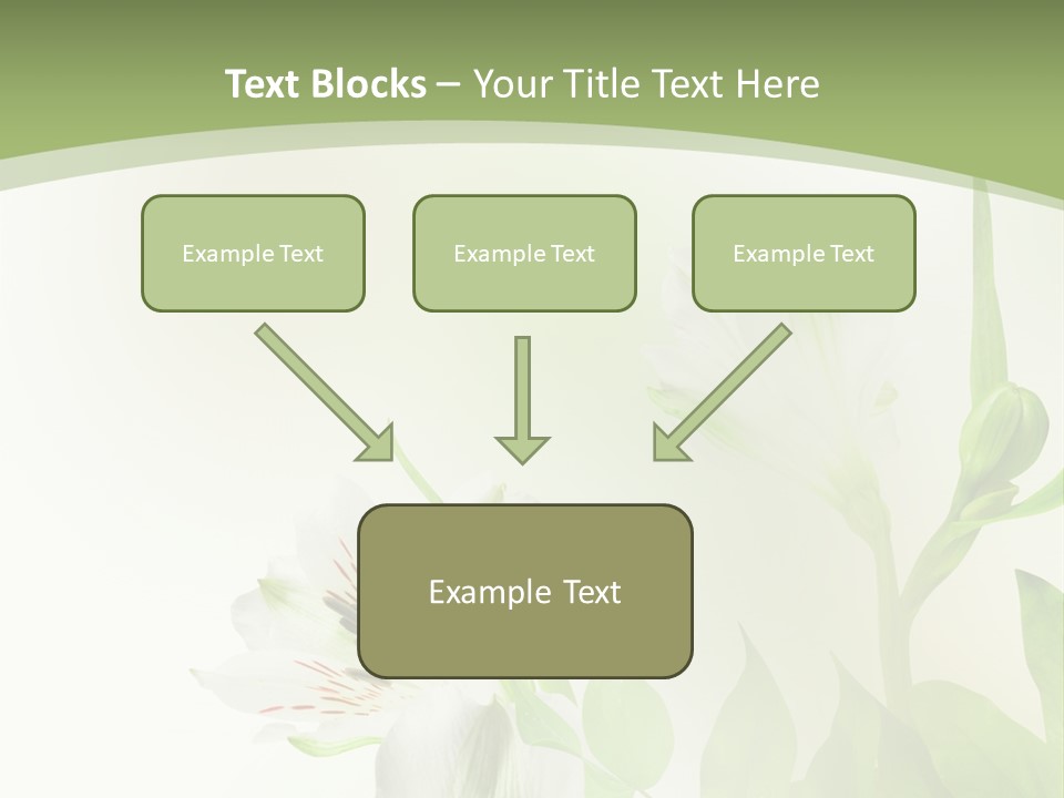 Lily White Spa PowerPoint Template