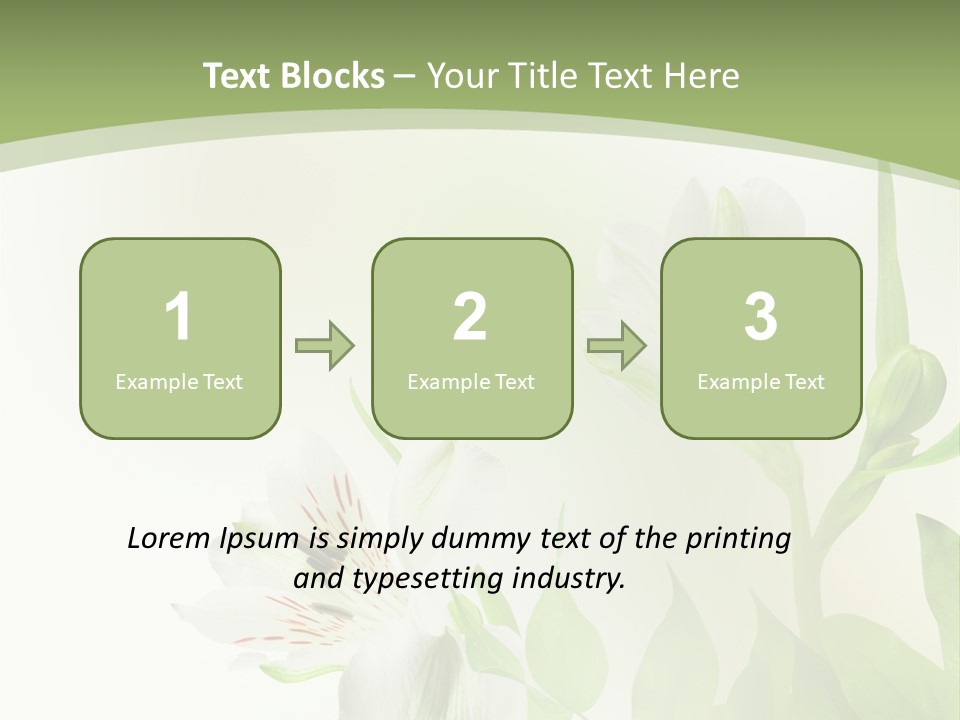 Lily White Spa PowerPoint Template