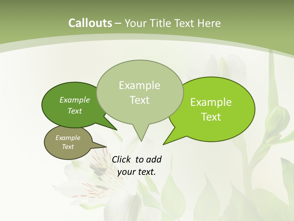 Lily White Spa PowerPoint Template