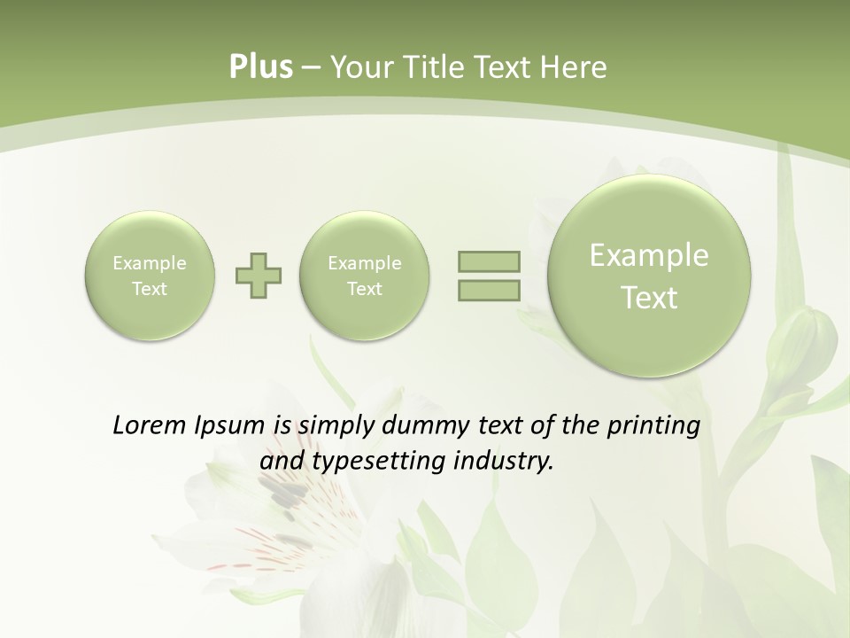 Lily White Spa PowerPoint Template