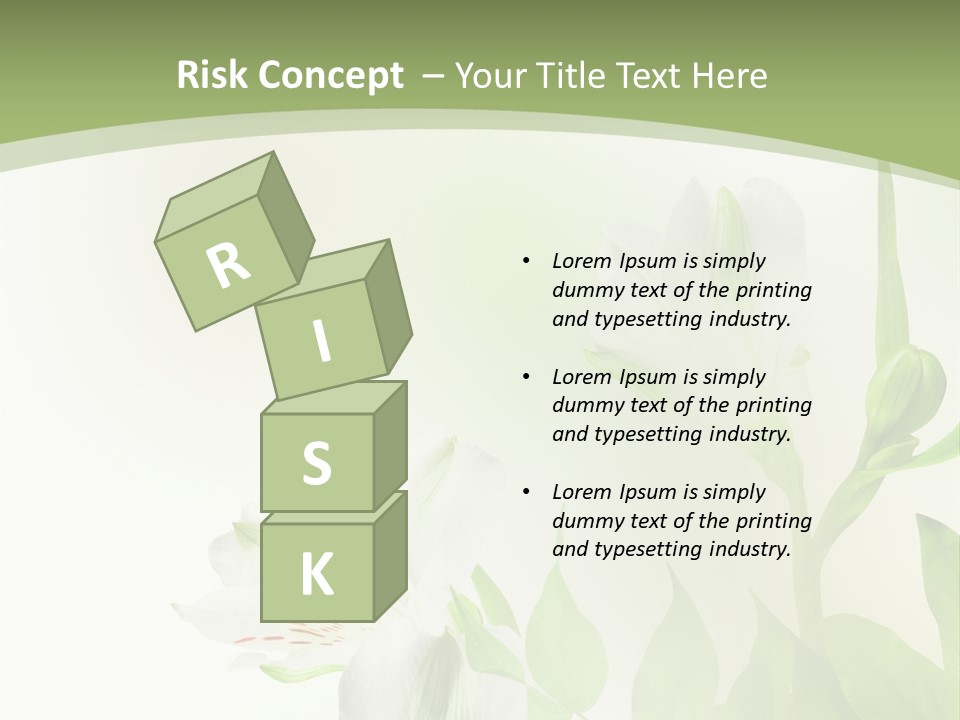 Lily White Spa PowerPoint Template