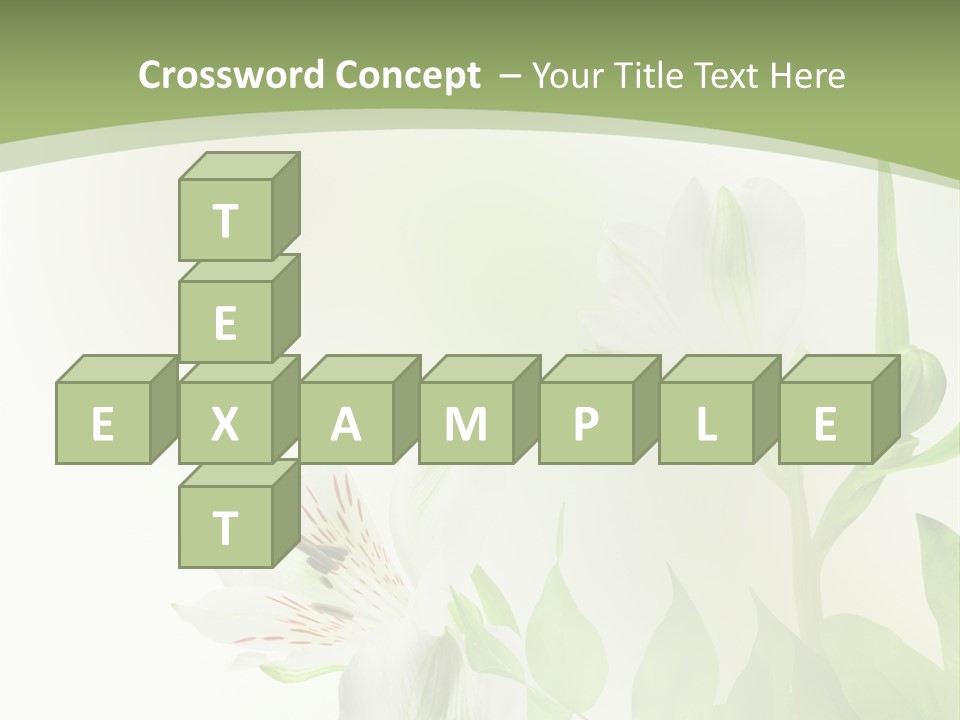 Lily White Spa PowerPoint Template