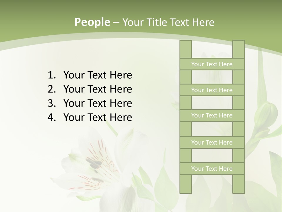 Lily White Spa PowerPoint Template
