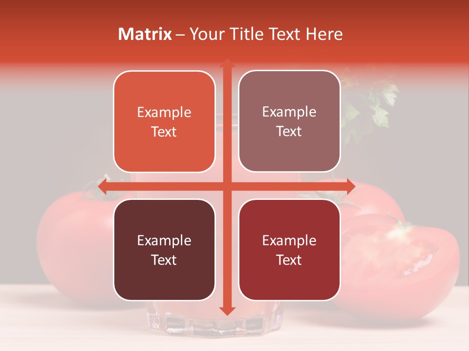 Vegetarian Crushed Black Background PowerPoint Template