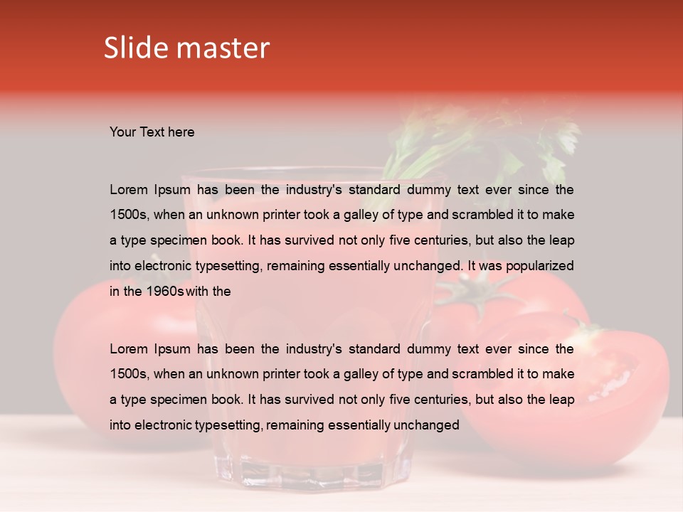 Vegetarian Crushed Black Background PowerPoint Template