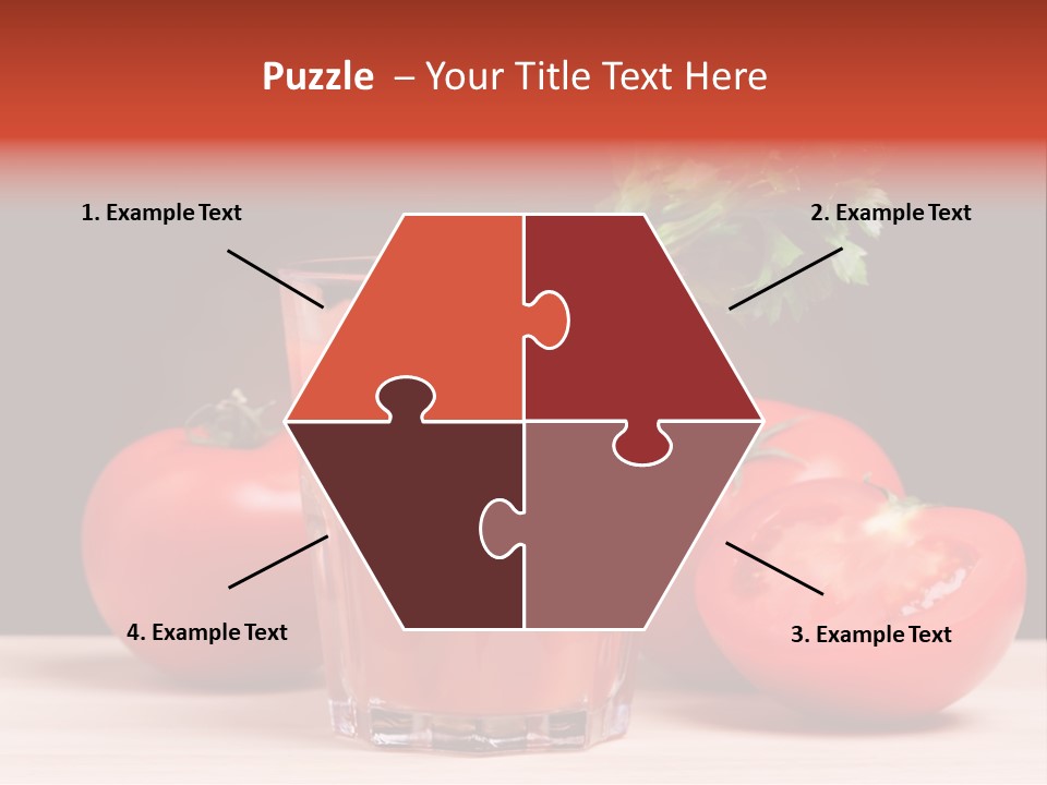 Vegetarian Crushed Black Background PowerPoint Template